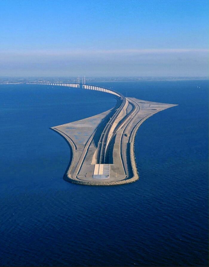 Underwater Tunnel Connecting Denmark And Sweden