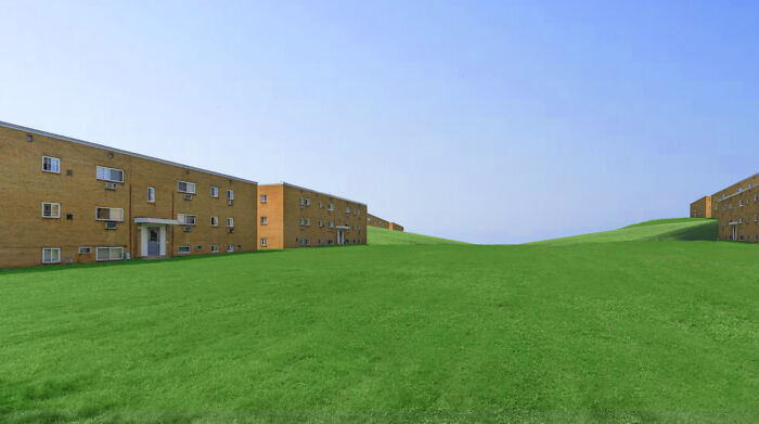 Got Lost Visiting University Dorms... Should I Cut Through The Grass ?