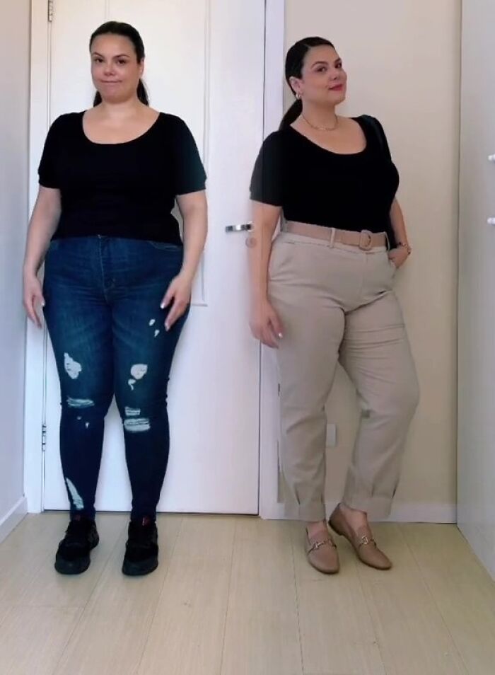 Woman Goes Viral On Facebook After Showing How To Style Your Clothes When  You're Plus-Size (30 Outfits)