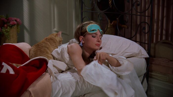 Breakfast at Tiffany's movie scene 