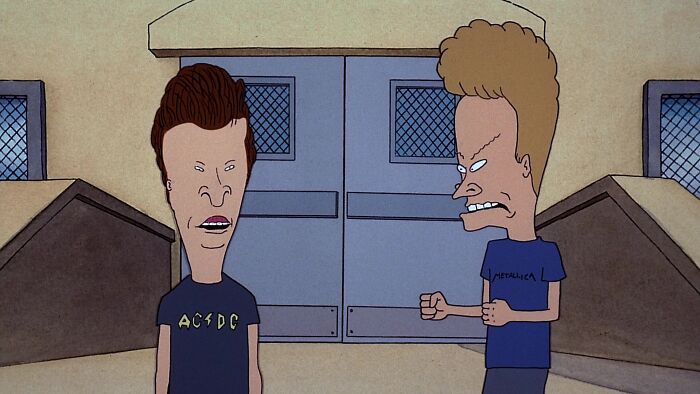 Beavis and Butt-Head animated movie scene