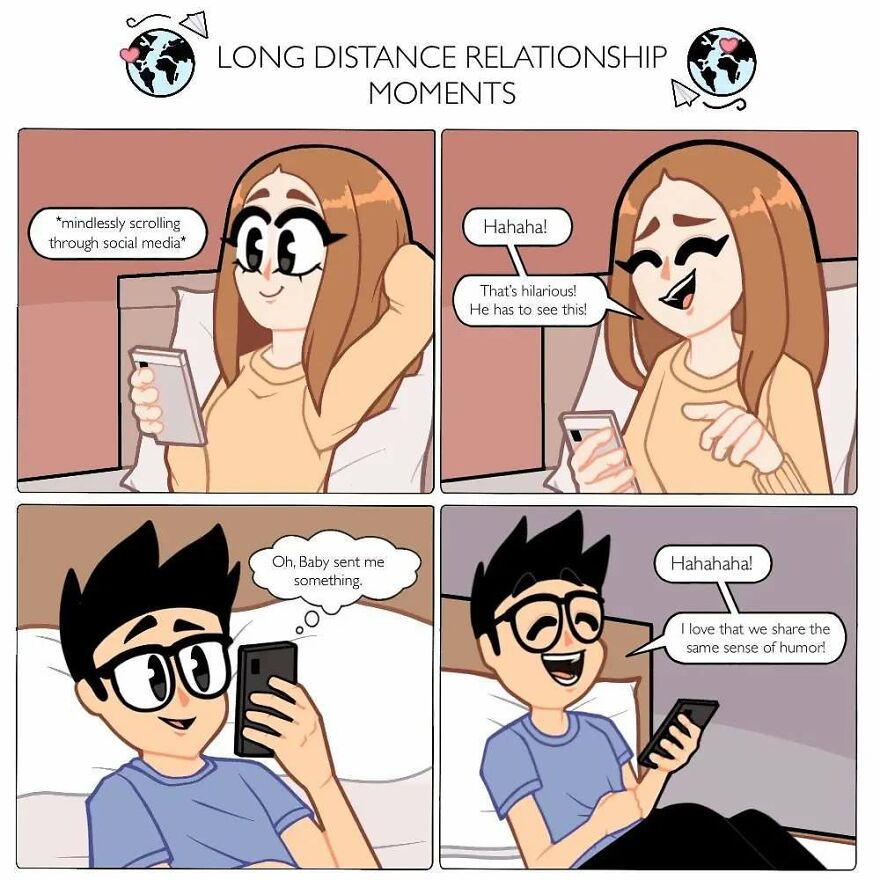 Artist Captures Feelings Of Being In A Long-Distance Relationship