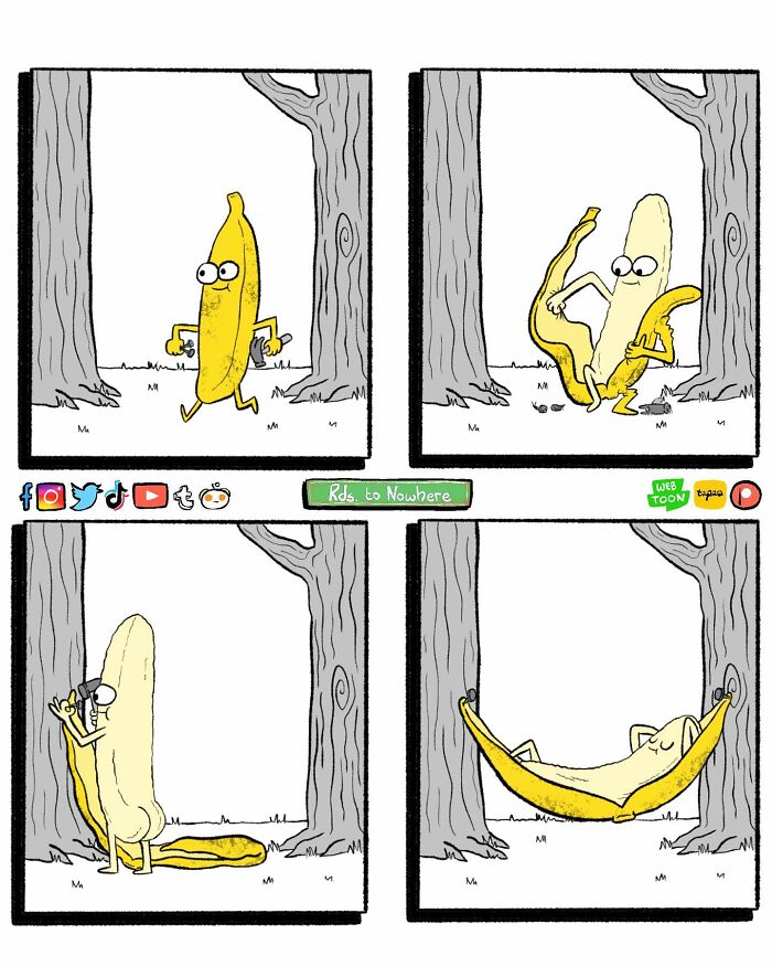 Chilling banana