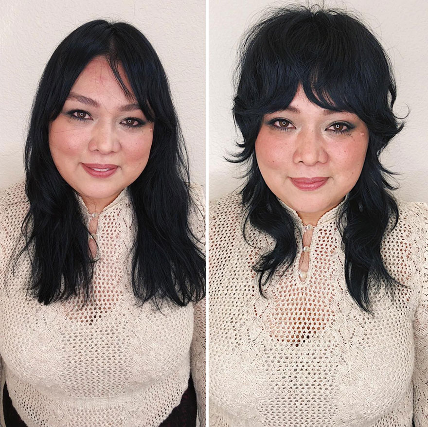 This Hairdresser Manages To Make Her Clients Look Brighter After A Haircut