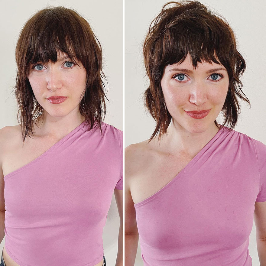 This Hairdresser Manages To Make Her Clients Look Brighter After A Haircut