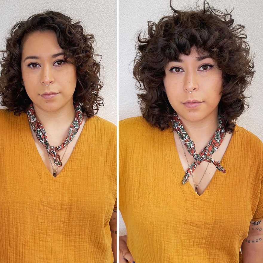 This Hairdresser Manages To Make Her Clients Look Brighter After A Haircut