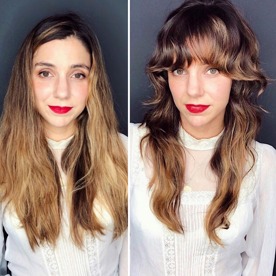 This Hairdresser Manages To Make Her Clients Look Brighter After A Haircut