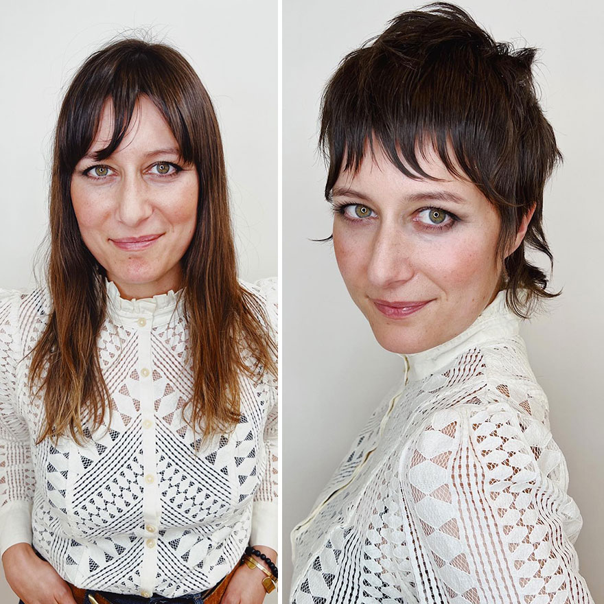 This Hairdresser Manages To Make Her Clients Look Brighter After A Haircut