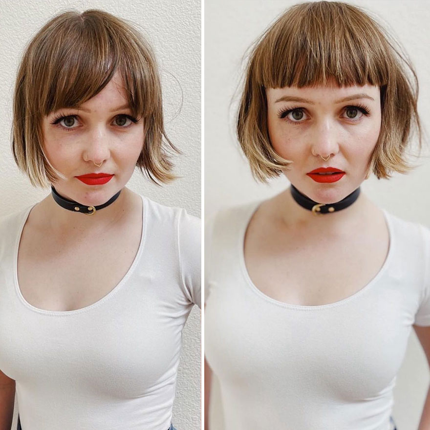 This Hairdresser Manages To Make Her Clients Look Brighter After A Haircut