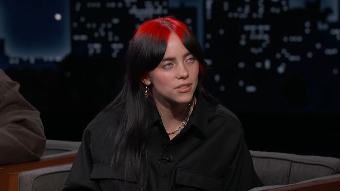 Billie Eilish on an interview 