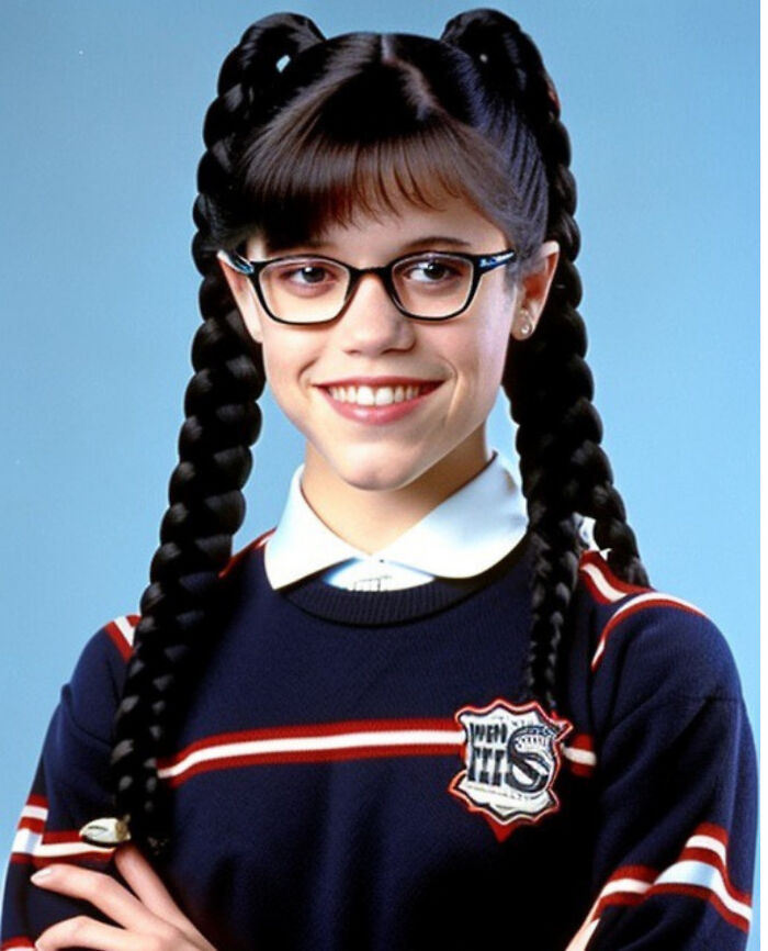 Wednesday Addams As Nerd