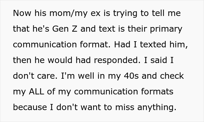 “AITA For Telling My Son That He's Not Coming On Vacation Because He Didn't Check His Emails?”