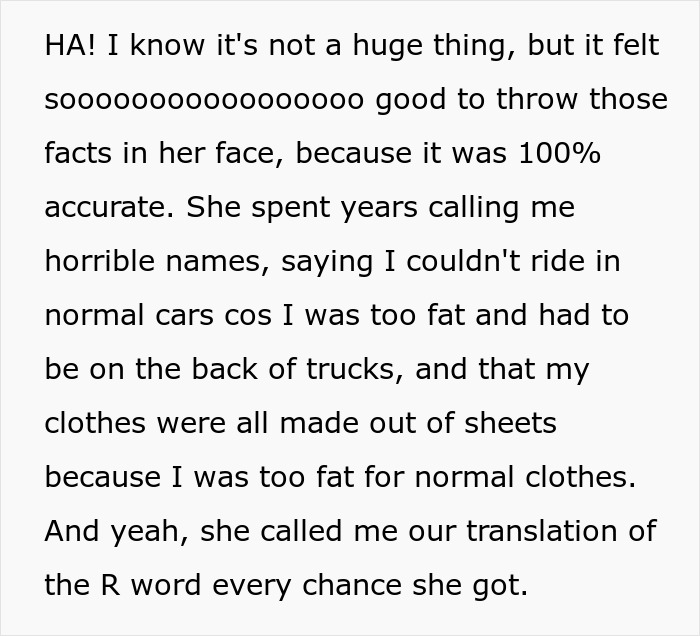 Bully Receives Revenge Years After Graduation When Victim Throws Facts About Their Deeds Back In Their Face