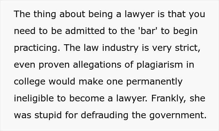 Woman Really Regrets Messing With Her Coworker After He Ends Her Law Career