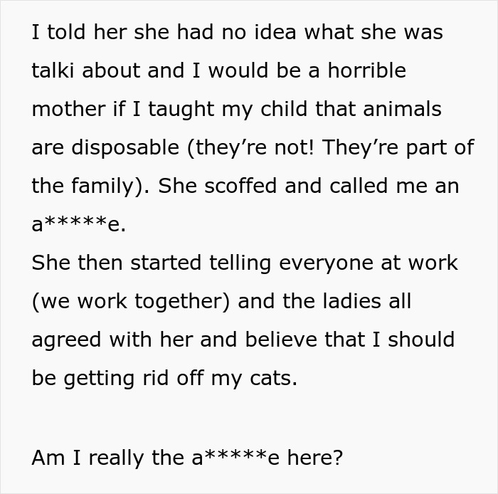 Woman Is Disappointed Friend Won’t Get Rid Of Her Cats Now That She’s Pregnant To Protect Her Baby