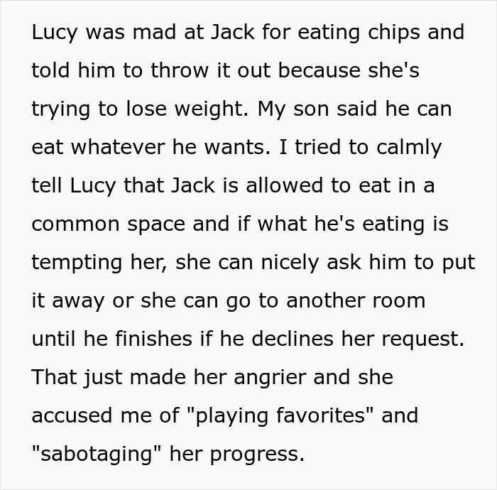 “AITA For Telling My Stepdaughter She Needs To Stop Expecting Everyone To Cater To Her Diet?”