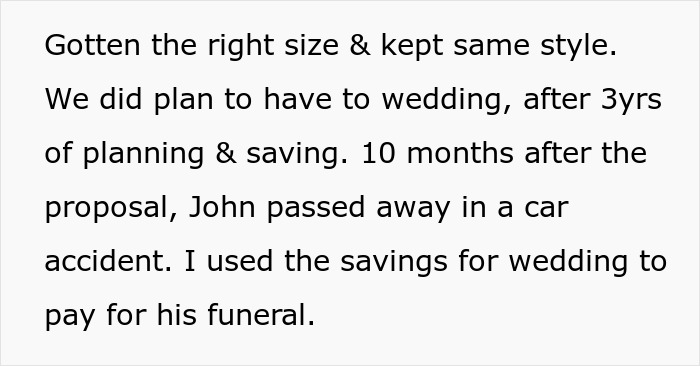 Family Begs Their Deceased Son’s Fiancé To Return Their Family “Heirloom”, She Ends Up Going To Court