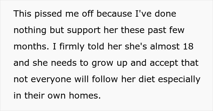 “AITA For Telling My Stepdaughter She Needs To Stop Expecting Everyone To Cater To Her Diet?”