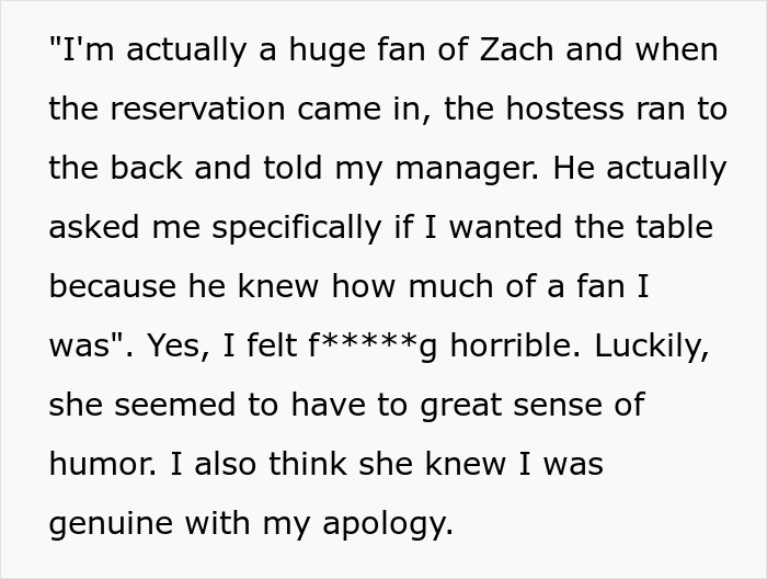 Man Named Zach Lives To Regret His Funny Prank Of Making A Reservation As The 'Zach Galifianakis'