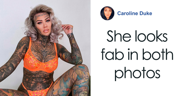 'Most Tattooed Woman' In UK Leaves People Gobsmacked After Revealing Her Former Look