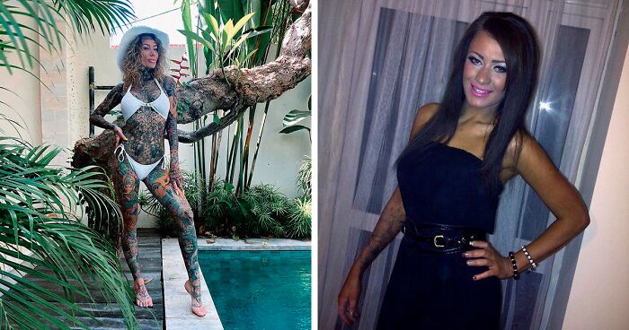 “Britain’s Most Tattooed Woman” Reveals Splashing $42,000 On Tattoos, Shows Before-And-After Pics