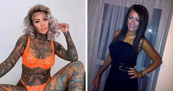 “Britain’s Most Tattooed Woman” Shows What She Looked Like Before Spending $42k On Tattoos