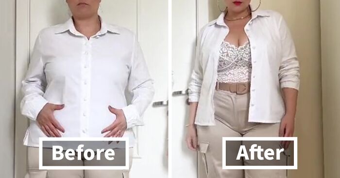 Plus-Sized Influencer Shares How Far A Snatched Waist Look And Some Style Tips Can Go (35 Examples)