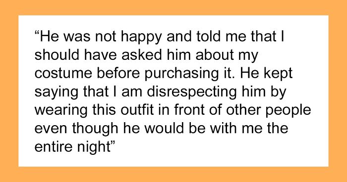 Woman Wonders If She's Wrong For Dismissing Her Boyfriend's Worries About Her Halloween Costume