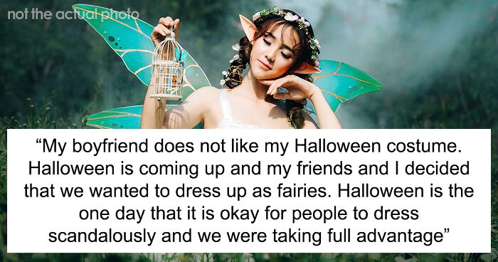 A Couple Gets Into A Disagreement Over Woman’s Quite Revealing Halloween Costume