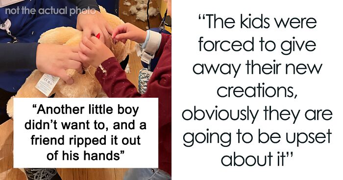 Mom Throws 6 Y.O. A Build-A-Bear Birthday Party, Makes All The Kids Give Up Their New Toys At The End