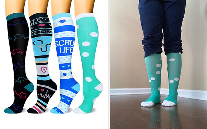 Say Goodbye To Plain And Boring Compression Socks - Because Healthy Legs Deserve A Fashionable Twist!