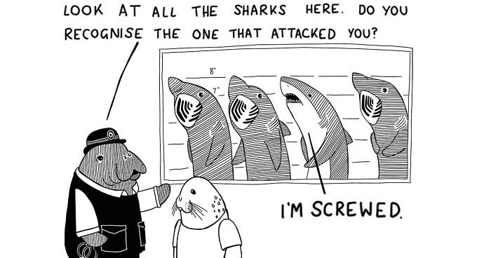 A Webcomic That Goes In Depth Into The Ocean To Reveal The Funny Lives Of Sharks And Other Sea Animals (68 New Pics)