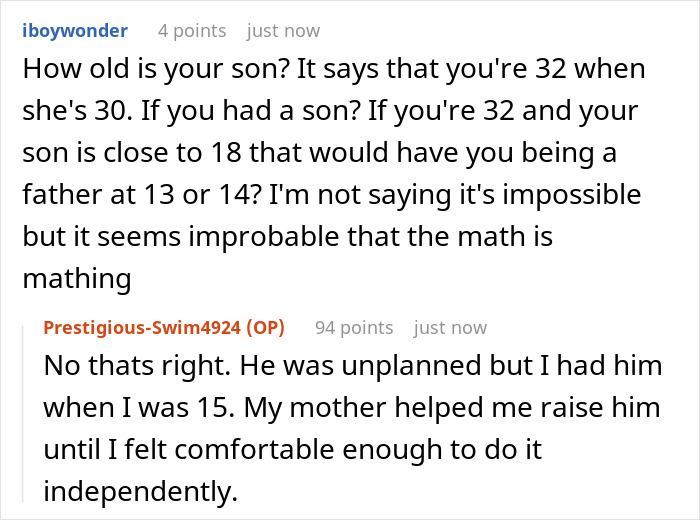 “[Am I A Jerk] For Telling My Wife That My Son Will Always Come Before Her?” 