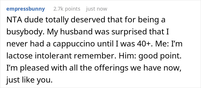 Person Has To Comment On Woman Ordering Oat Milk, Regrets It After Getting Too Much Information