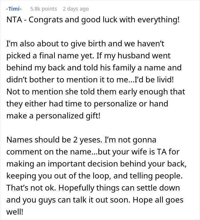 Wife Leaves After Man Refuses To Name A Baby An Odd Name, He Goes Online To Ask Who’s Wrong Here