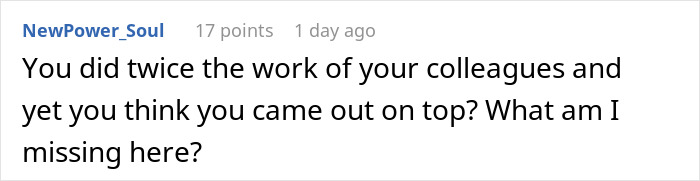 Boss Wants The Most Efficient Employee To Stay Late Like Everyone Else, They Maliciously Comply