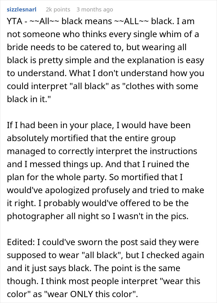 “I Don’t See Why It Was A Big Deal”: Woman Asks If She Was Wrong To Not Follow Hen Party Dress Code