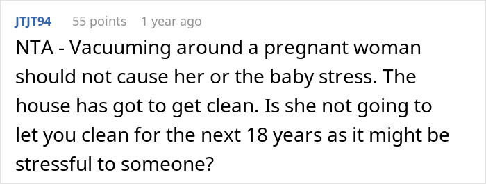 Man At Wit’s End As Home Turns Messy Following Pregnant Wife’s Demand He Doesn’t Vacuum