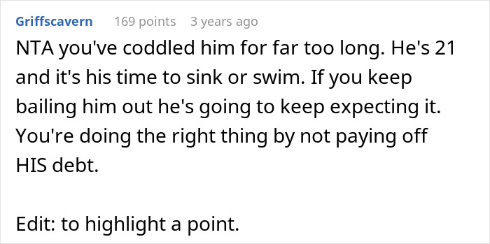 "He Stole One Of My Credit Cards": Entitled Son Expects His Well-Off Boomer Parents To Support Him