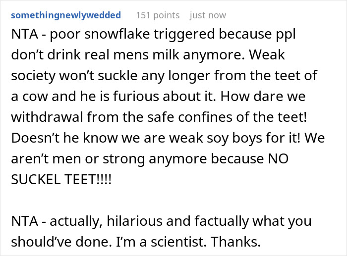 Person Has To Comment On Woman Ordering Oat Milk, Regrets It After Getting Too Much Information