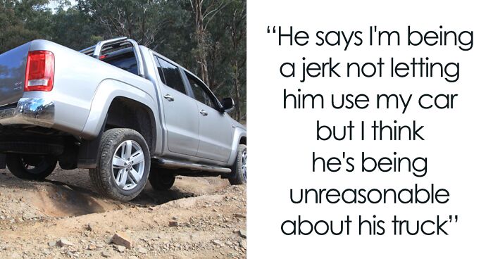 Husband Upset Wife Won’t Give Him Her Car Despite Not Letting Her Drive His Beloved Truck