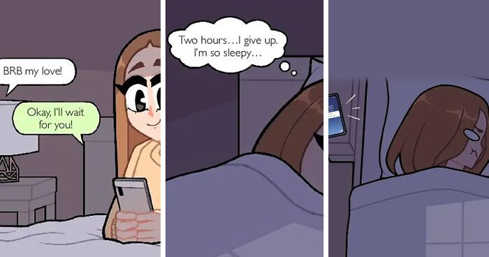 70 Relatable Illustrations From An Artist Sharing Moments Of Her Long-Distance Relationship