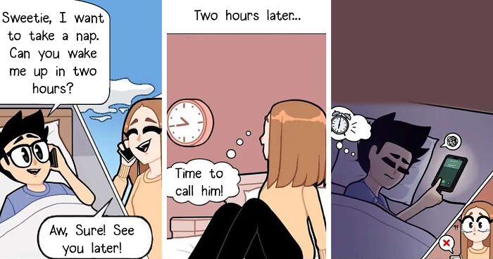 70 Illustrations That Show Struggles And Joys Of Long-Distance Relationships By This Artist