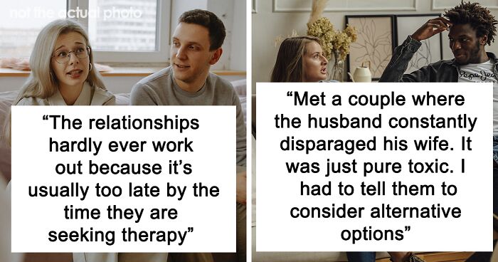 What Couples Therapists Do When They See A Couple Is Not Meant To Be (40 Answers)