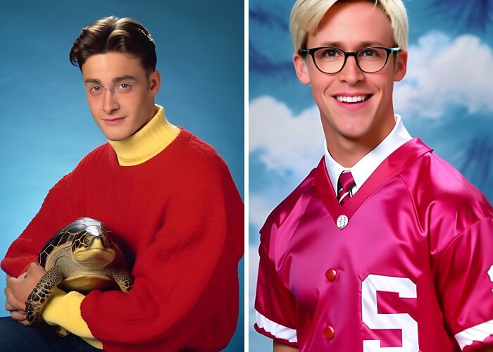 Yearbook Photo Trend Takes Fantasy Characters Back To School (22 Pics)