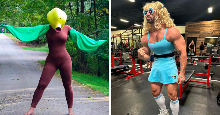 90 Spooky, Silly And Spot-On Halloween Costumes That People Absolutely Nailed (New Pics)