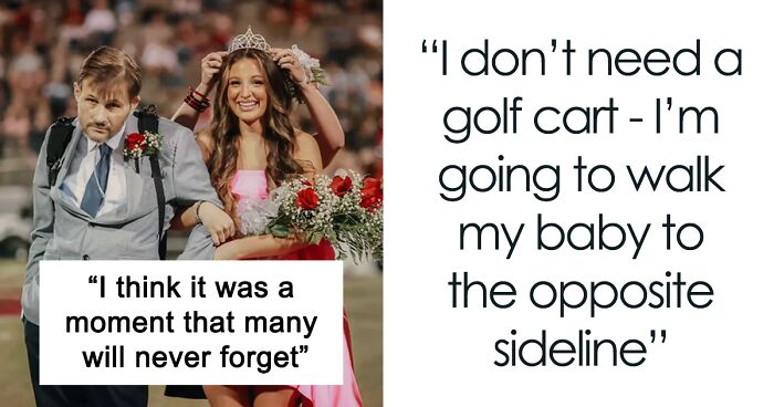 Alabama Dad Fighting Cancer Escorts Teen Daughter As She Wins Homecoming Crown