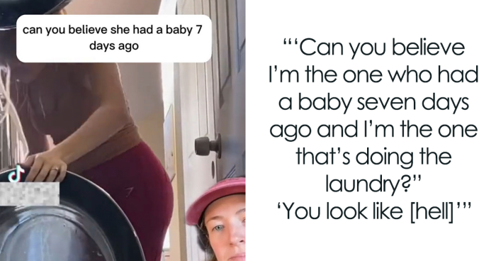 “Let Her Rest”: Backlash Ensues As Man Films Wife Doing Laundry 7 Days Post-Labor