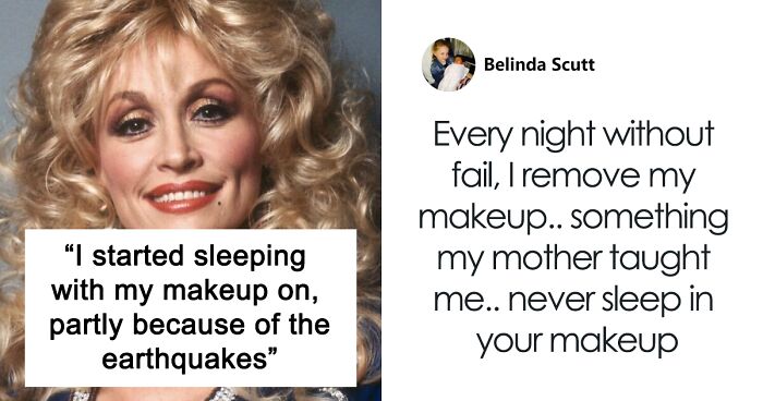 Dolly Parton Reveals Wearing Makeup While Sleeping Every Night In Case There's An Earthquake