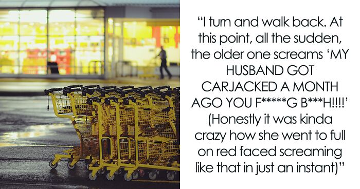 Person Is Made Out To Be The Bad Guy For Asking Customers To Put Their Cart Away